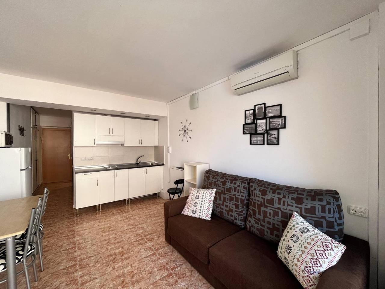 Estudio Con Tres Piscinas Comunitarias Y Pista De Tenis Roses Bagian luar foto
